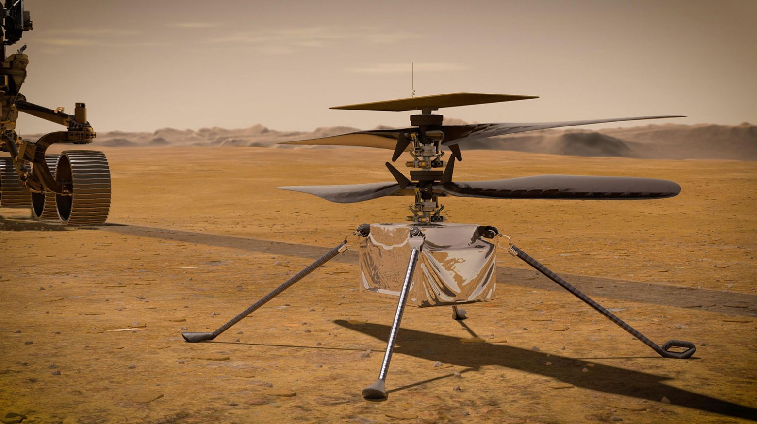 To Ingenuity ανοίγει φτερά για την πρώτη πτήση στον Άρη