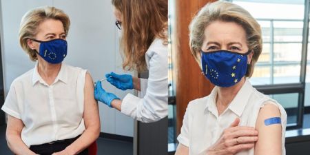 Κορωνοϊός: Εμβολιάστηκε η Ούρσουλα Φον Ντερ Λάιεν – Αύριο θα εμβολιαστεί η Μέρκελ