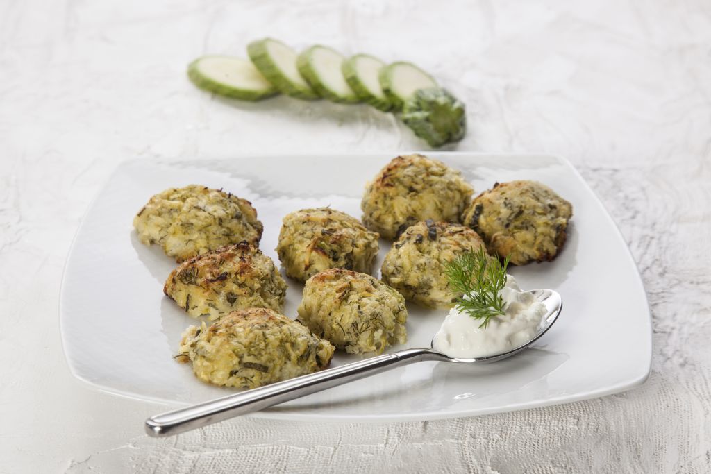 Κολοκυθοκεφτέδες στον φούρνο