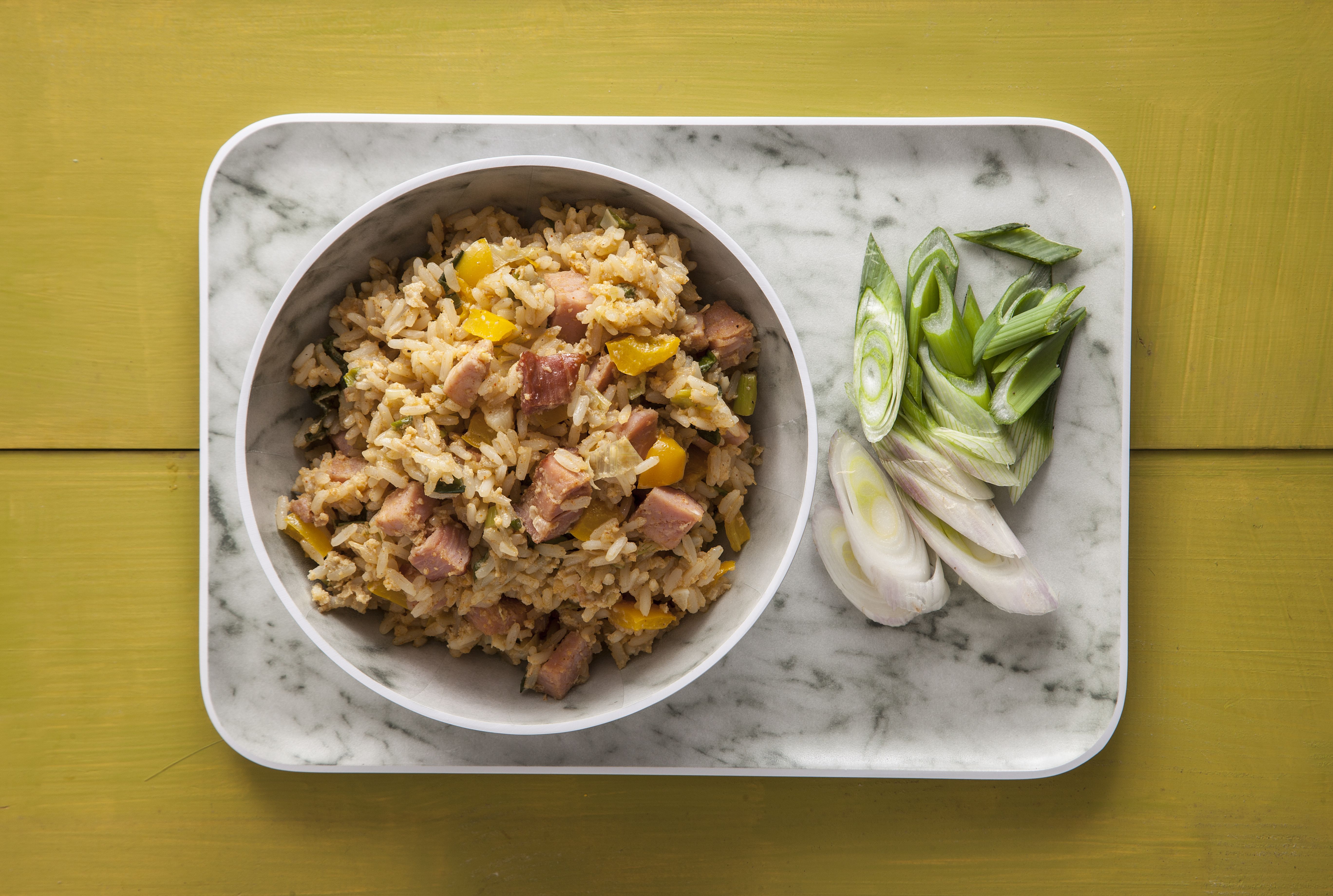 Τηγανητό ρύζι με απάκι Κρήτης