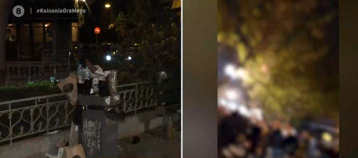 Εξαπλώνονται τα κορωνοπάρτι : Τρίτη νύχτα συνωστισμού στις πλατείες