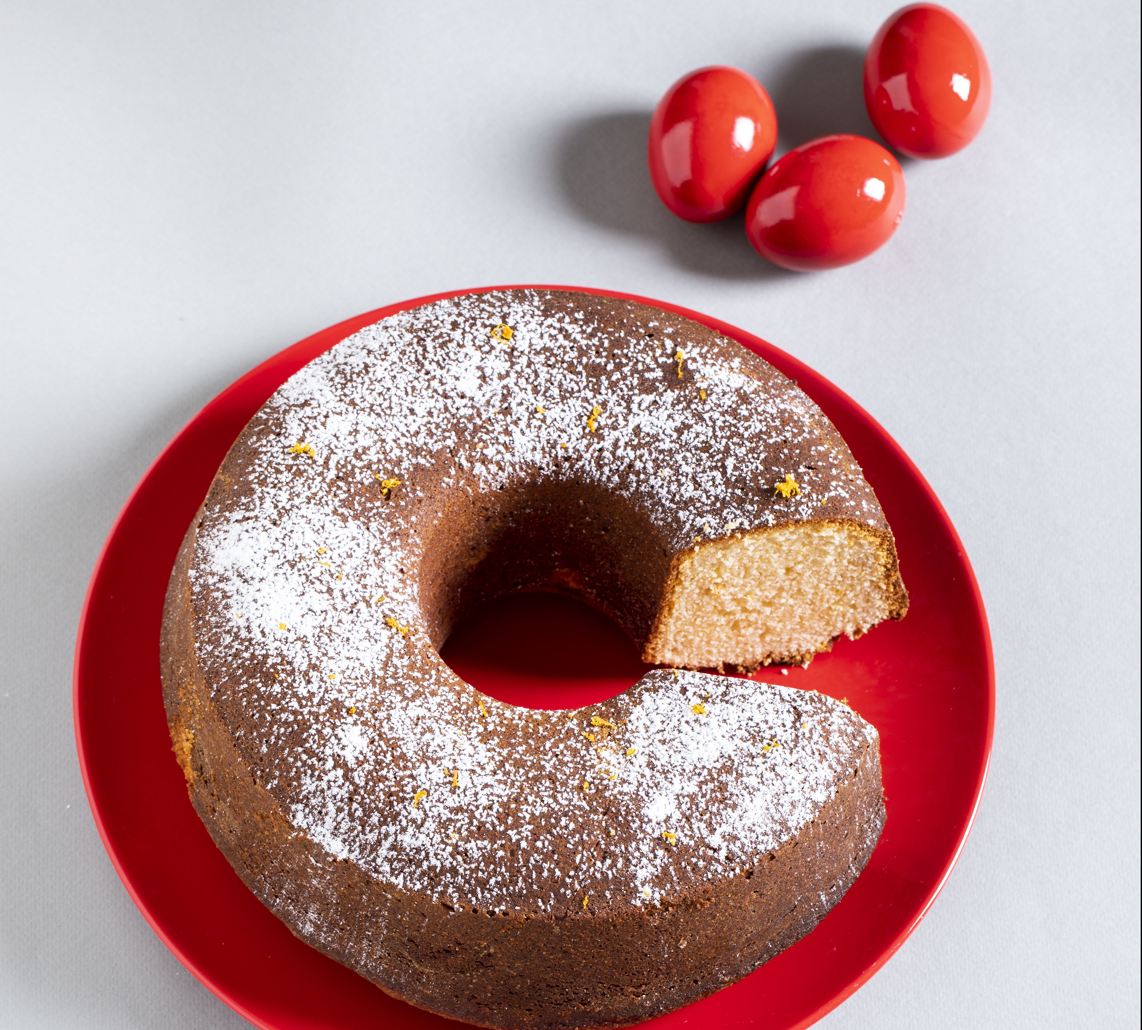 Κέικ με αρώματα τσουρεκιού