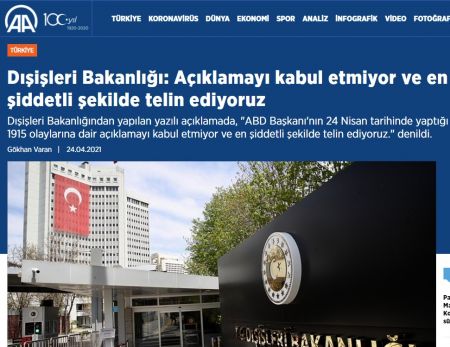 Γενοκτονία των Αρμενίων: Σε πανικό τα τουρκικά ΜΜΕ – «Σκάνδαλο οι δηλώσεις του Μπάιντεν»