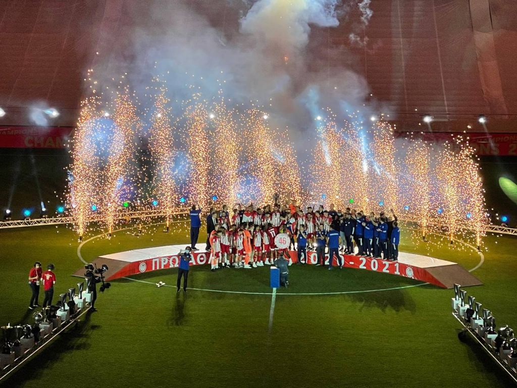 Δείτε live την απονομή του πρωταθλήματος στον Ολυμπιακό