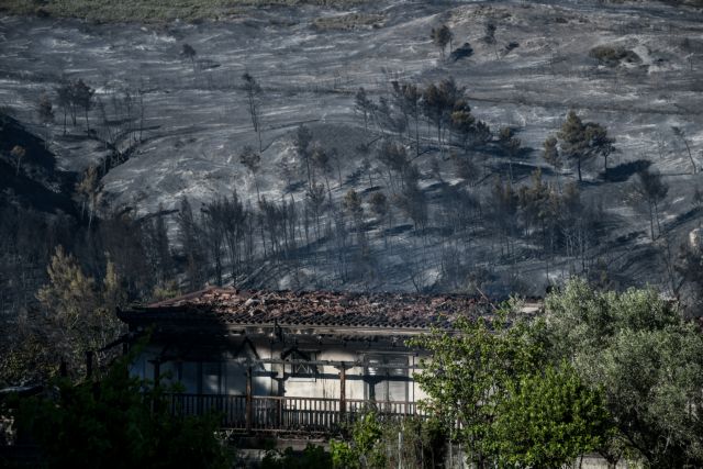 Φωτιά στα Γεράνεια Όρη: Ολονύχτια επιφυλακή για αναζωπυρώσεις – Στάχτη πάνω από 50.000 στρέμματα