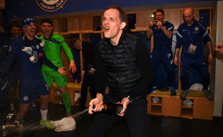 Μάντσεστερ Σίτι-Τσέλσι: Οι πανηγυρισμοί των παικτών της Τσέλσι μετά τη λήξη (vid)