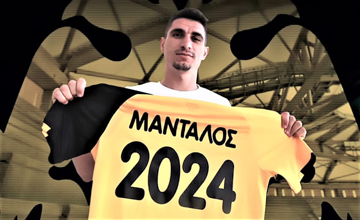 ΑΕΚ: Υπέγραψε μέχρι το 2024 ο Μάνταλος