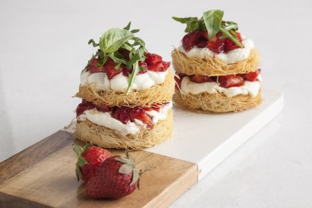 Τραγανό αλμυρό κανταΐφι