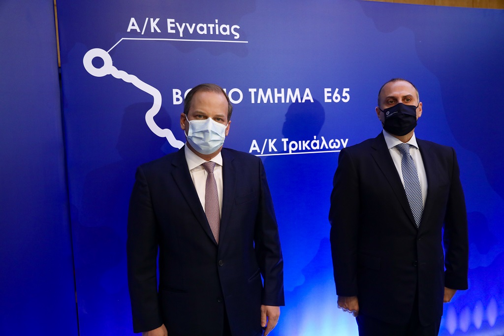 Καραμανλής: Υπεγράφη η σύμβαση για την κατασκευή του Βόρειου Τμήματος του αυτοκινητοδρόμου Ε65