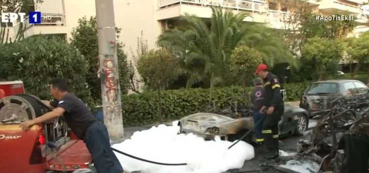 Καβούρι: Απορριμματοφόρο συγκρούστηκε με ταξί – Εκρήξεις και φωτιά | tovima.gr
