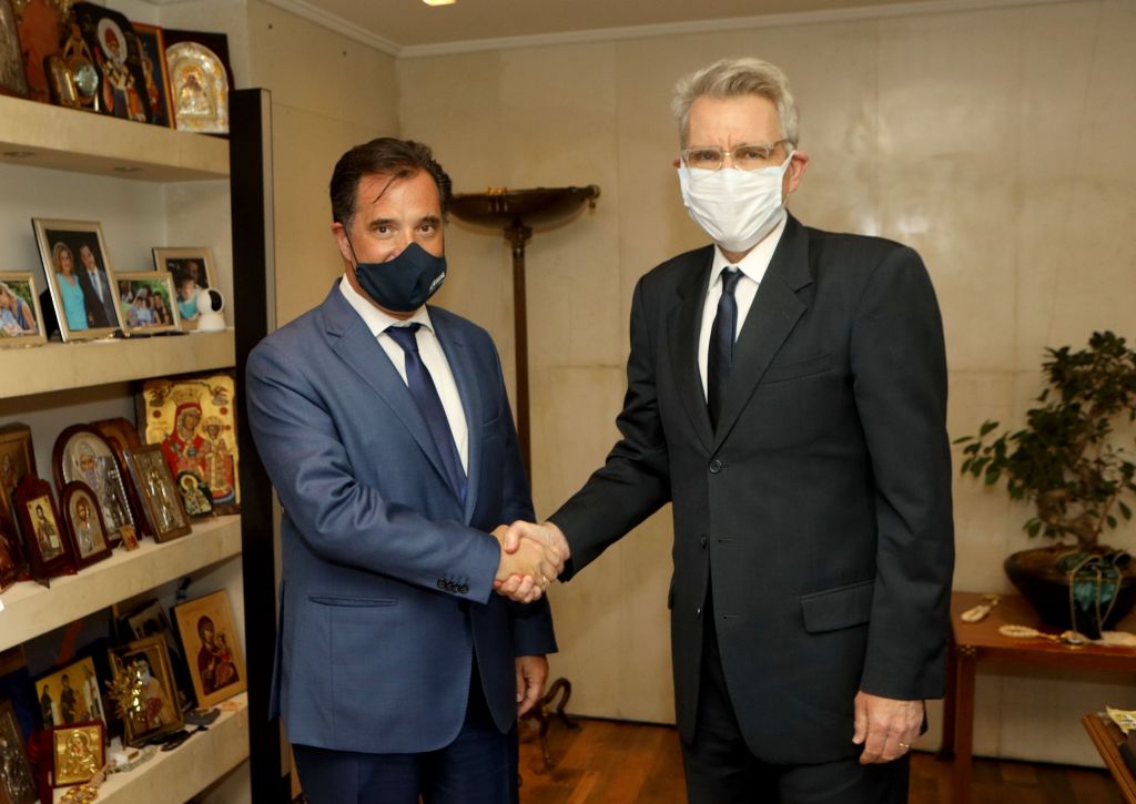 Συνάντηση Γεωργιάδη – Πάιατ για επενδύσεις στην Ελλάδα