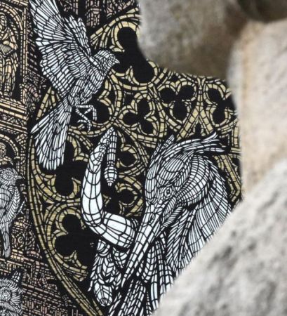 Ένας φύλακας άγγελος με τη μορφή ερωδιού στον καθεδρικό του Μπούργκος