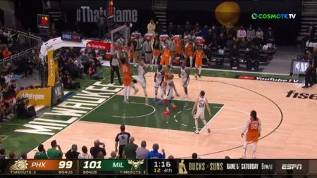 Τελικοί NBA: Το μπλοκ της χρονιάς από τον Αντετοκούνμπο