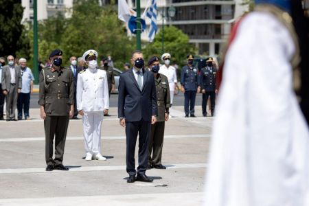 Αλ. Στεφανής: Στεφάνι για τους πεσόντες κατά την τουρκική εισβολή στην Κύπρο το 1974