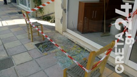 Ηράκλειο: Σπασμένες τζαμαρίες και ρωγμές στους τοίχους από τον ισχυρό σεισμό