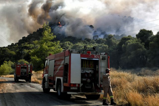 Σε εξέλιξη οι πυρκαγιές σε Νέα Αλμυρή Κορινθίας και Ασκληπιείο Αργολίδας | tovima.gr