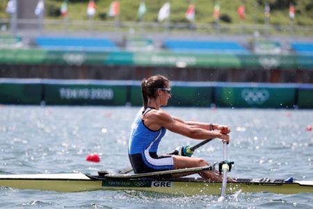 Τόκιο 2020: Τη 10η θέση κατέλαβε η Αννέτα Κυρίδου στο απλό σκιφ
