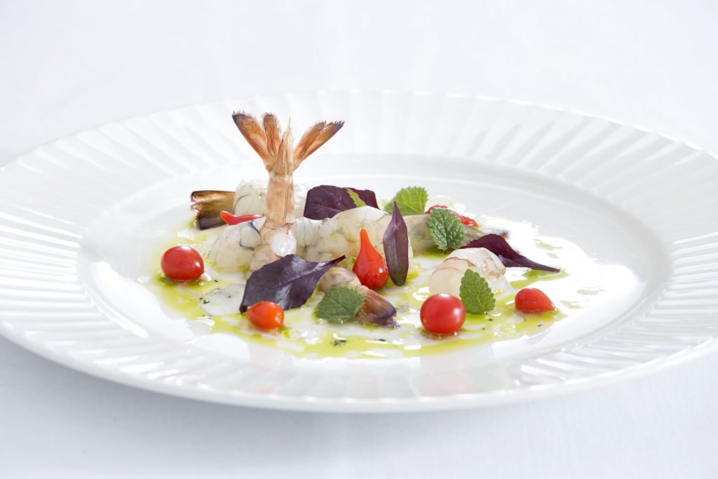 Γαρίδες σεβίτσε με ρακή