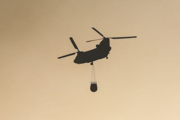 Φωτιά στην Αχαΐα – Δορυφορικές εικόνες από το πύρινο μέτωπο