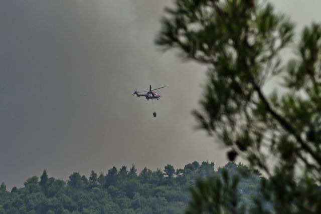 Αναζωπυρώθηκαν οι φωτιές στην Κοζάνη – Ανησυχία στον οικισμό των Σαρακατσάνων