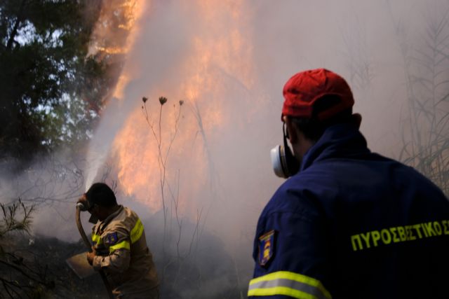 Φωτιά στην Αττική – Κινδυνεύουν σπίτια στο Κρυονέρι και τον Άγιο Στέφανο | tovima.gr