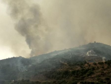 Φωτιά στη Μάνη – Εικόνες «Αποκάλυψης» από το πύρινο μέτωπο