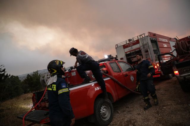 Fire in Agios Thomas, Heraklion, contained | tovima.gr