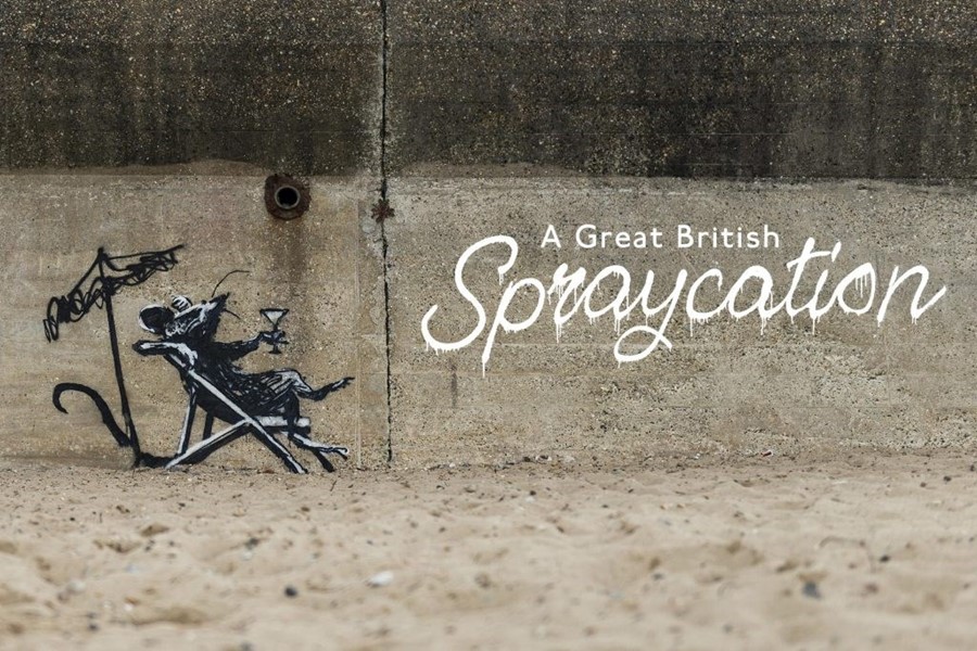 Ο Banksy επιβεβαιώνει ότι βρίσκεται πίσω από βρετανικά παραθαλάσσια έργα τέχνης