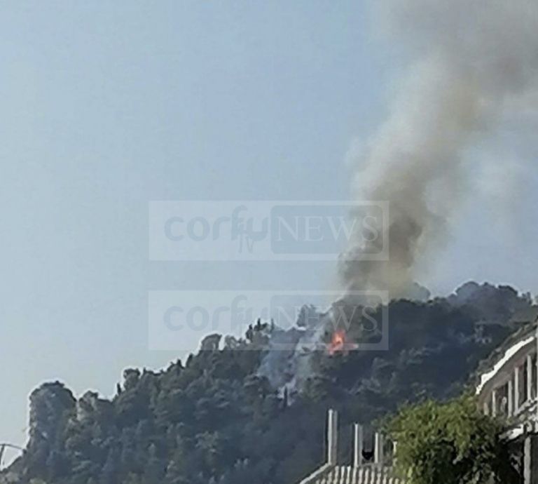 Φωτιά στην Κέρκυρα – Οι φλόγες σε δασική έκταση στην περιοχή Σιναράδων | tovima.gr