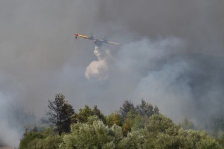 Vilia- Forest fire – Settlements evacuated