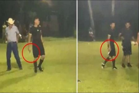 Απίστευτο – Διαιτητής στην Ονδούρα έβγαλε πιστόλι