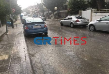 Θεσσαλονίκη – Δυνατό καλοκαιρινό μπουρίνι στο Ωραιόκαστρο