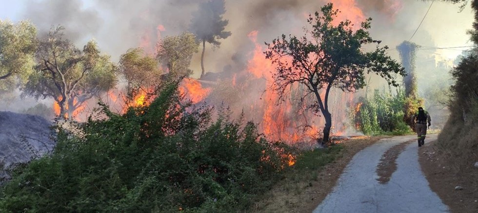 Φωτιά στη Ζάκυνθο: Προσήχθη ύποπτος για την πυρκαγιά στο Αργάσι