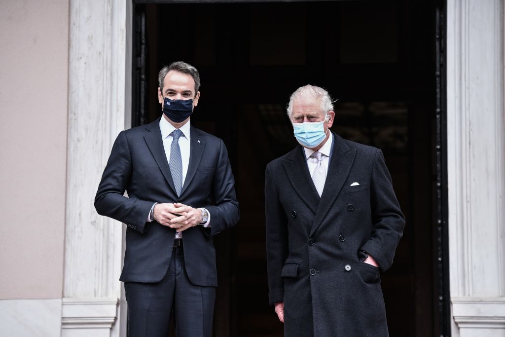 Ο Μητσοτάκης ευχαριστεί τον Κάρολο