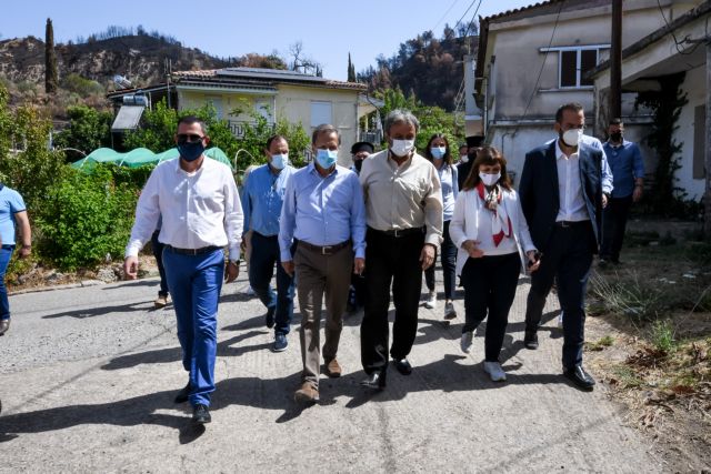 Κατερίνα Σακελλαροπούλου – Στην πυρόπληκτη Αρχαία Ολυμπία η ΠτΔ