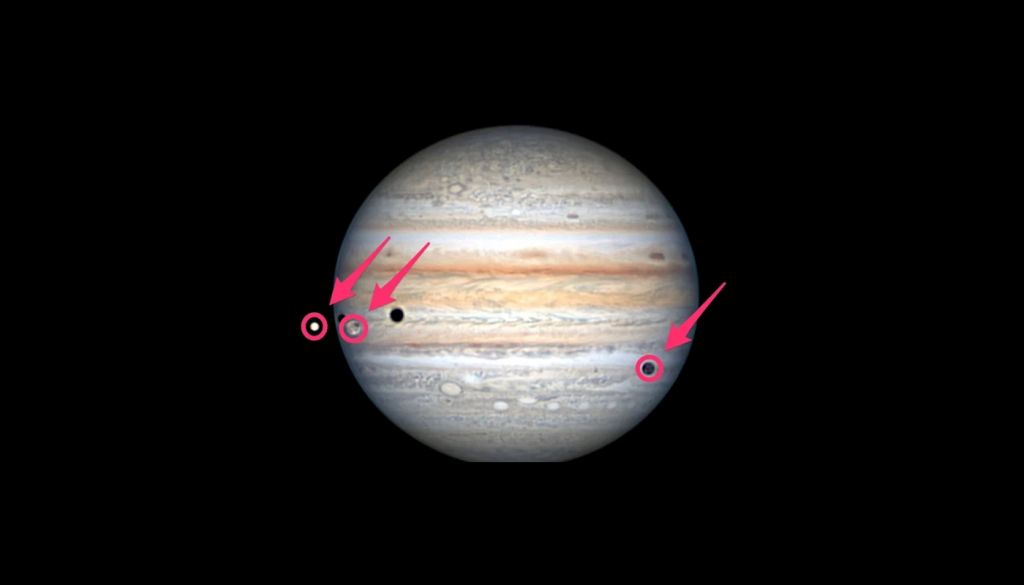 Τριπλή έκλειψη στον Δία – Θεαματικό βίντεο