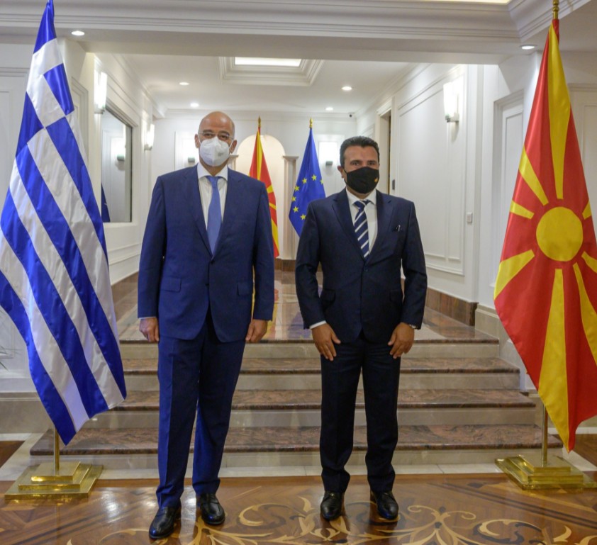 Ζάεφ – Δένδιας – Τι συζήτησαν για την εφαρμογή της Συμφωνίας των Πρεσπών