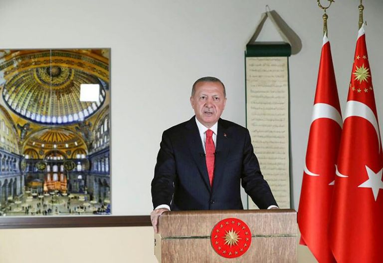 Islamist, nationalist outburst from Erdogan on Hagia Sophia | tovima.gr