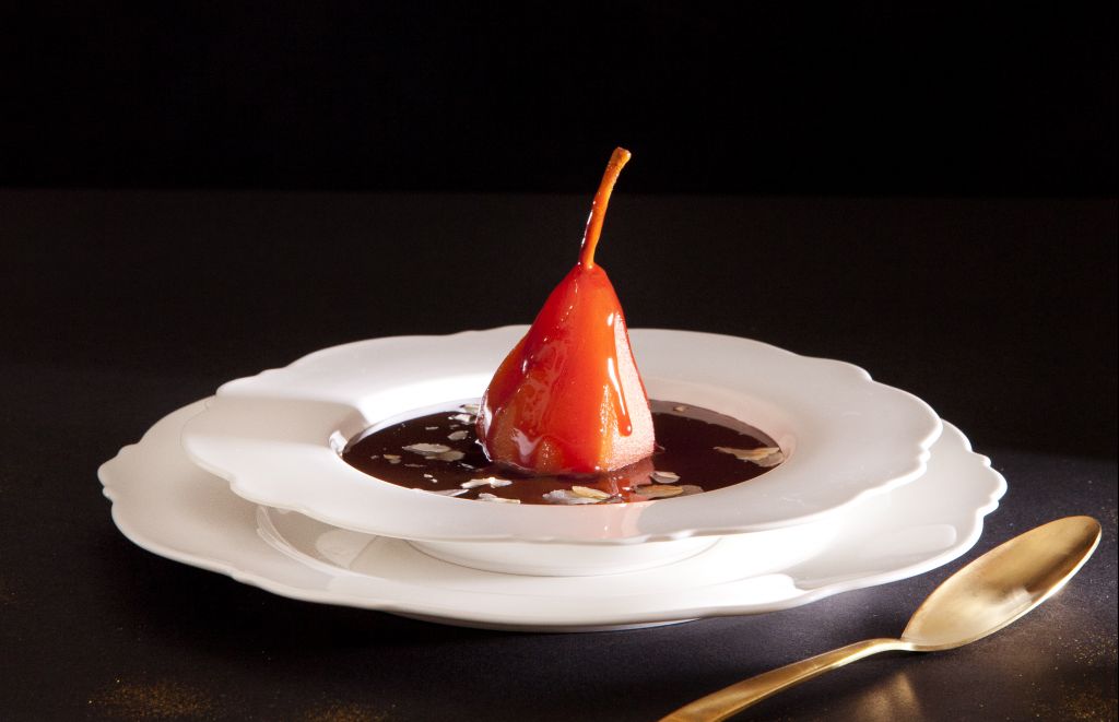 Σούπα σοκολάτας με αχλάδια