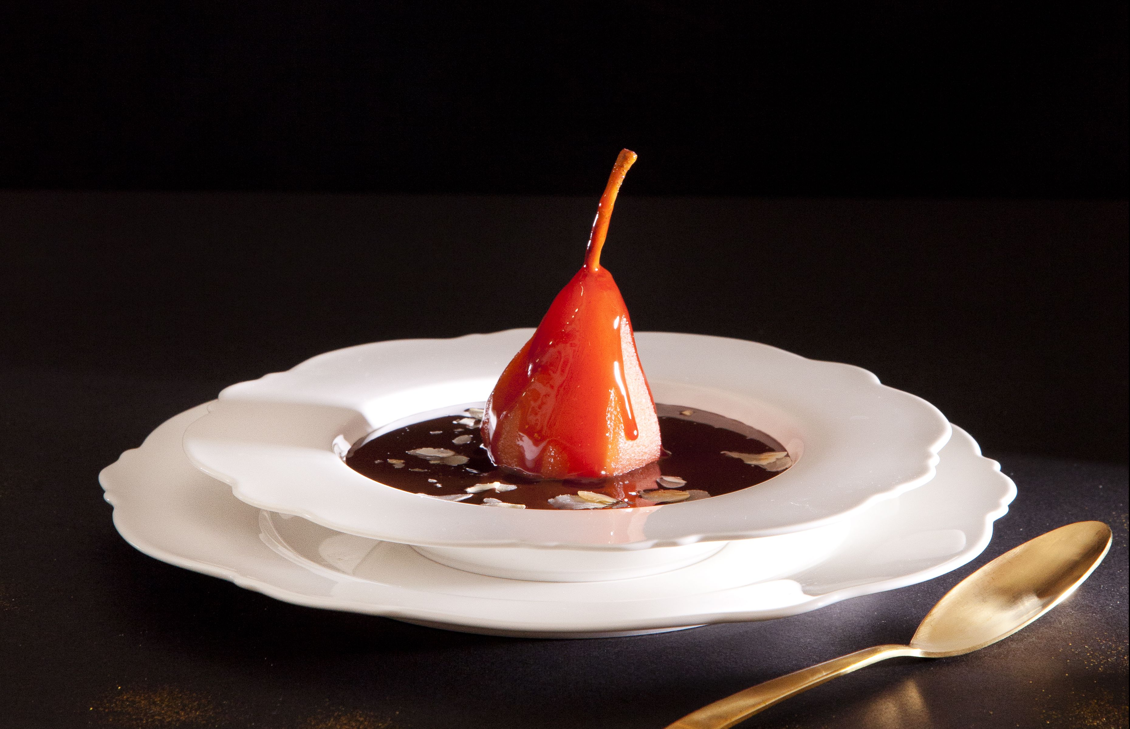 Σούπα σοκολάτας με αχλάδια