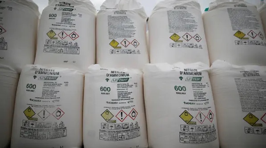 Λίβανος: Είκοσι τόνοι νιτρικού αμμωνίου κατασχέθηκαν σε αποθήκη στην κοιλάδα Μπεκάα