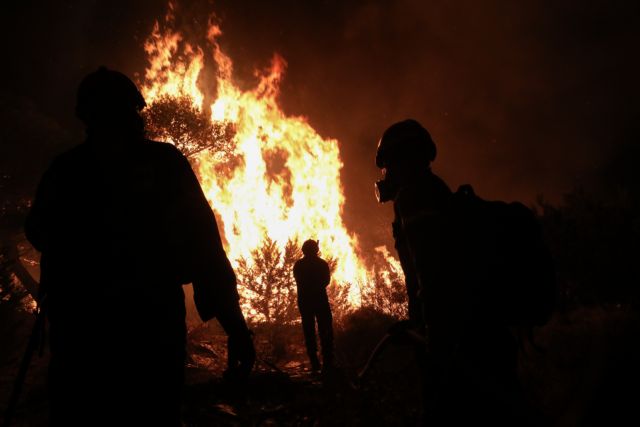 Μεγάλη πυρκαγιά στη Νέα Μάκρη – Απομακρύνθηκαν κάτοικοι – Ζημιές σε σπίτια