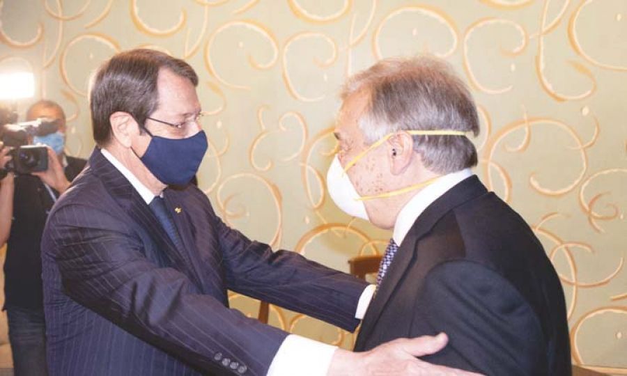 Anastasiades, Guterres to discuss restart of substantial Cyprus settlement talks