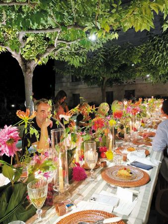 Private dinner στον κήπο