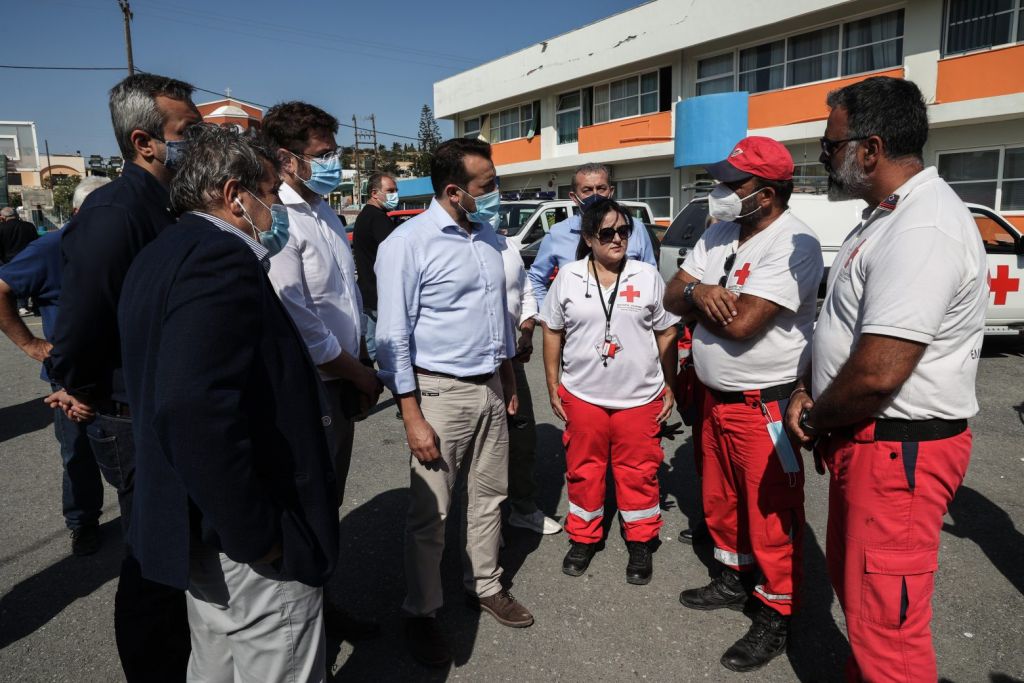 Κρήτη – Κλιμάκιο του ΣΥΡΙΖΑ στο Αρκαλοχώρι – «Η Πολιτεία να σταθεί δίπλα στους κατοίκους»