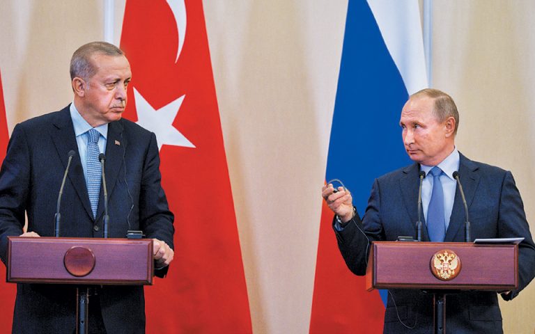 Κρεμλίνο – Δεν προβλέπεται υπογραφή συμφωνιών μετά το τέλος των συνομιλιών Πούτιν – Ερντογάν