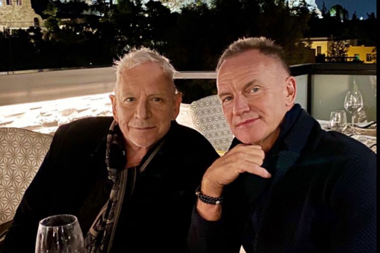 Στινγκ και Έρικ Μπάρτον κάτω από την Ακρόπολη – «Δύο Άγγλοι στην Αθήνα»