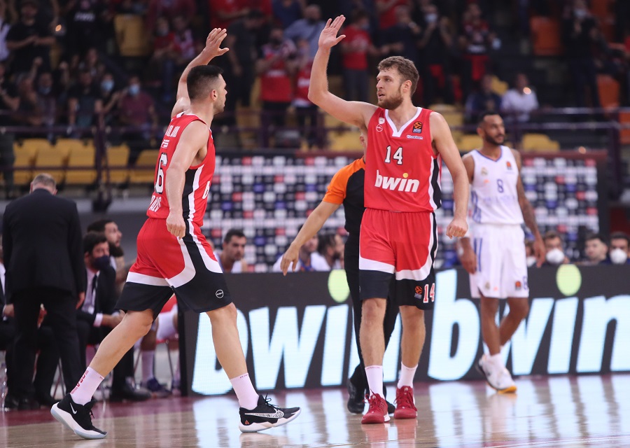Ολυμπιακός: Μεγάλη νίκη 74-68 τη Ρεάλ Μαδρίτης στο ΣΕΦ