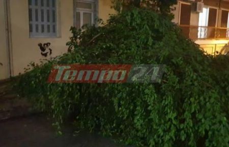 Η «Αθηνά» διέλυσε την Πάτρα – Εγκλωβίστηκε αγρότης