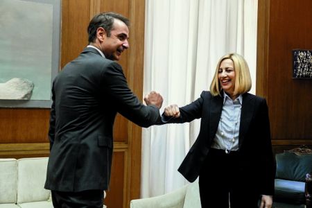 Κυριάκος Μητσοτάκης – Επισκέφτηκε την Φώφη Γεννηματά στον Ευαγγελισμό